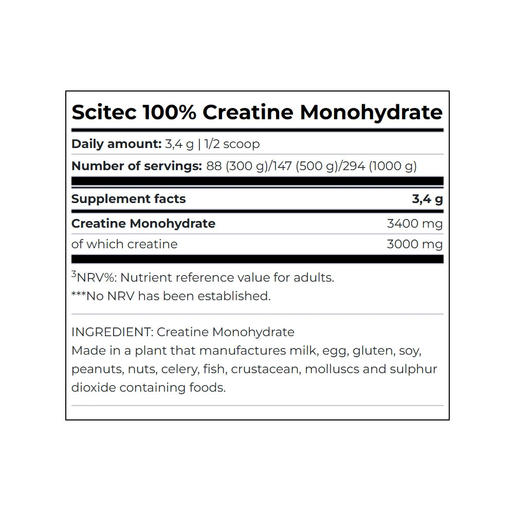 CREATINE MONOHYDRATE 300GR